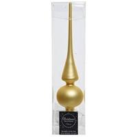 Goud Glazen Piek Mat 26 Cm - Gouden Kerstboom Versieringen