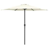 Vidaxl Tuinparasol Met Aluminium Paal 270x246 Cm Zandwit