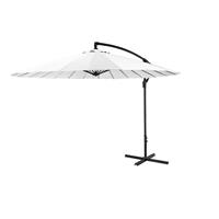 4goodz Shanghai Zweefparasol 300 Cm Met Kruisvoet - Wit