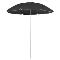 Vidaxl Parasol Met Stalen Paal 180 Cm Antracietkleurig