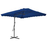 Vidaxl Parasol Met Stalen Paal 250x250x230 Cm Blauw