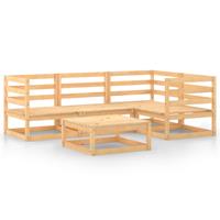 Vidaxl - 5-tlg. Garten-Lounge-Set Massivholz Kiefer