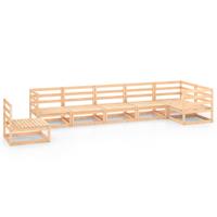 vidaXL 7-delige Loungeset massief grenenhout