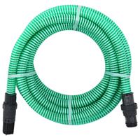 vidaXL Zuigslang met PVC koppelingen 1,1'' 4 m PVC groen