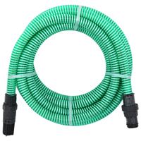 vidaxl Zuigslang met PVC koppelingen 1,1'' 7 m PVC groen