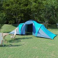 vidaXL Campingzelt 6 Personen Blau und Hellblau 