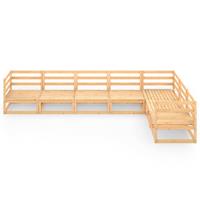 vidaXL 7-delige Loungeset massief grenenhout