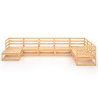 vidaXL 8-delige Loungeset massief grenenhout