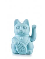 DONKEY PRODUCTS GMBH & CO. KG Donkey Products Lucky Cat, Winkekatze, Glücksbringer, winkende Katze, Kunststoff, Blau, ca. 15 cm, 330432