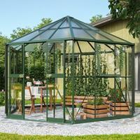 Vitavia Gewächshaus 'Pi 9000' smaragd 3 mm ESG - 