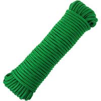 Mehrfädrigem PP geflochtenes Seil 10 m x 6 mm grün