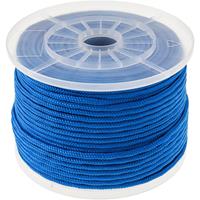 PRIMEMATIK Mehrfädrigem PP geflochtenes Seil 100 m x 6 mm blau - 