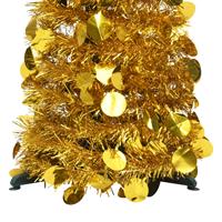 VIDAXL Künstlicher Pop-Up-Weihnachtsbaum Golden 180 cm PET