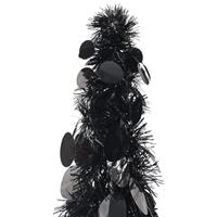 VIDAXL Künstlicher Pop-Up-Weihnachtsbaum Schwarz 120 cm PET