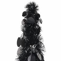 VIDAXL Künstlicher Pop-Up-Weihnachtsbaum Schwarz 150 cm PET