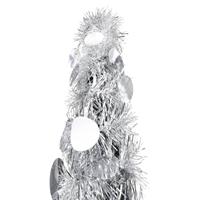 VIDAXL Künstlicher Pop-Up-Weihnachtsbaum Silbern 150 cm PET