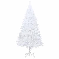 VIDAXL Künstlicher Weihnachtsbaum mit Dicken Zweigen Weiß 210 cm PVC