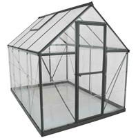 Praxis Palram serre Hybrid grijs 4,6m² 185x247x208cm