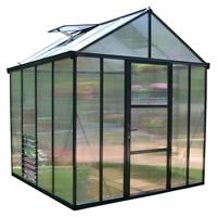 Praxis Palram serre Glory antraciet 245x245x268cm 5,9m²