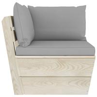 Bonnevie - Garten-Paletten-Ecksofa mit Kissen Imprägniertes Fichtenholz vidaXL302893