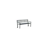 Draadgaasbanken, gietijzeren design, l x b x h = 1500 x 555 x 780 mm