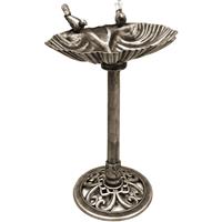 HARMS Landhaus Stil Vogel Tränke Garten Terrassen Dekoration Vogel Bad Muschel Design bronze Harm 315078