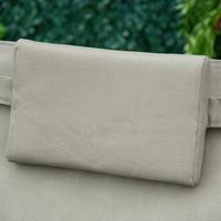 Outsunny Schaukelstuhl Schwingsessel Gartenstuh Schaukelliege Metall Mesh Hellgrau