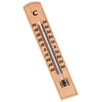 Tfa Fensterthermometer »Zimmerthermometer Messbereich -30 bis 50 °C H206xB35xT15mm Buche«