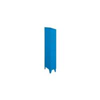 Wolf Stahlschrank mit Schrägdach, Abteile horizontal geteilt - Gesamtbreite 300 - 