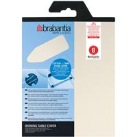 Brabantia Strijkplankhoes B, 124x38 cm, 2mm schuim - Ecru