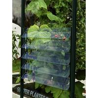 Vitavia Lamellen-Wandfenster für Gewächshäuser grün 61 x 45 cm - 