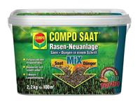 COMPO RasenNeuanlageMix 2,2 kg für 100 m² - 1026612004 - 