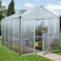 Vitavia Tuinkas Zeus (Holle kamerpanelen van 10 mm, Aluminium)