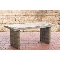 CLP Garten Esstisch Fontana 180 x 90 cm-rund_natura