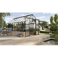 Vitavia Broeikas Cassandra Maat 11500 Geanodiseerd Aluminium Zwart Gehard Veiligheidsglas (vt) 3mm + Basis Zand