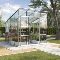 Vitavia Gewächshaus 'Freya 7600' aluminium eloxiert 3 mm ESG, 6 mm HKP - 