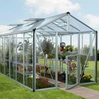 Vitavia Gewächshaus 'Zeus 11900' aluminium eloxiert 3 mm ESG, 10 mm HKP - 