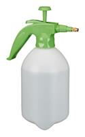 RELAXDAYS Drucksprüher 2 Liter, einstellbare Messingdüse, für Wasser & Unkrautvernichter, Sprühflasche Garten, weiß/grün