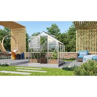 Vitavia Gewächshaus Venus 3800 aluminium eloxiert 3 mm ESG