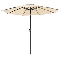 SONGMICS Parasol met slinger zonder standaard, beige / 3 M
