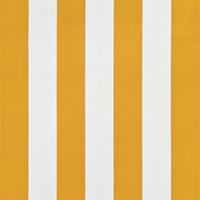 VIDAXL Einziehbare Markise 100x150cm Gelb Weiß