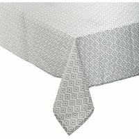 Atmosphera Tafelkleed Rechthoekig 240 X 140 Cm Grijs Met Print Polyester - Tafellakens