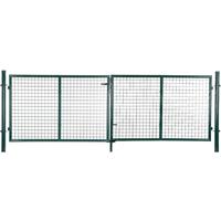 SONGMICS Dubbele poort tuindeur tuinpoort incl. poort