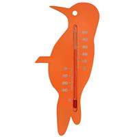 VidaXL Wandthermometer vink oranje