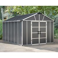 PALRAM Geräteschuppen, Gerätehaus Yukon 10 mm Shed 11X13.1 ohne Boden, 395x332 cm