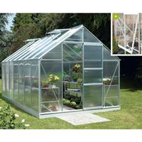 Vitavia Gewächshaus 'Meridian 1 11500' aluminium 11,5 m² 4 mm HKP - 