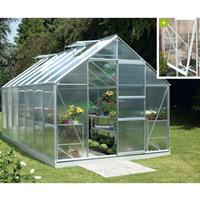 Vitavia Gewächshaus 'Meridian 1 11500' aluminium 11,5 m² 6 mm HKP - 