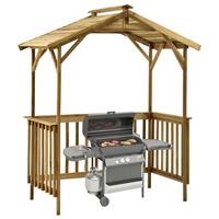 VIDAXL Grillpavillon Kiefernholz Imprägniert 163,5x93x210 cm