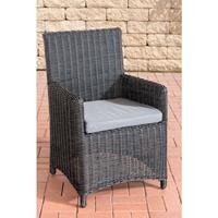 CLP Gartenstuhl Fontana 5mm-schwarz-Eisengrau