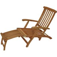 DEGAMO Deckchair MAINE klappbar, Eukalyptus geölt,